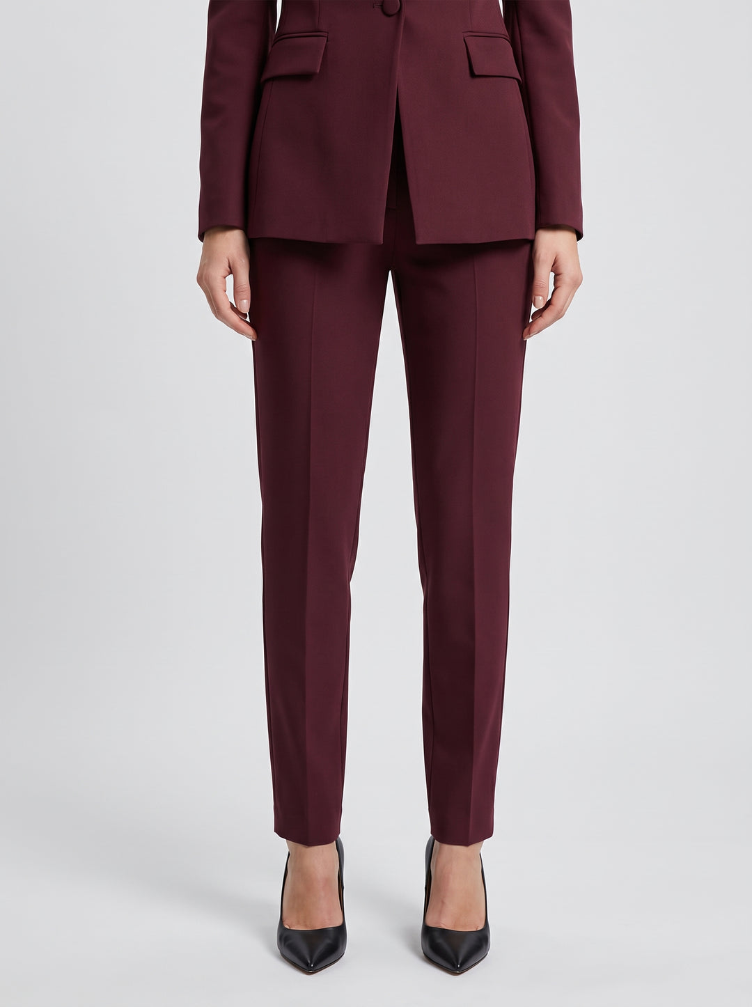 Pantaloni modello  Stiletto bordeaux 