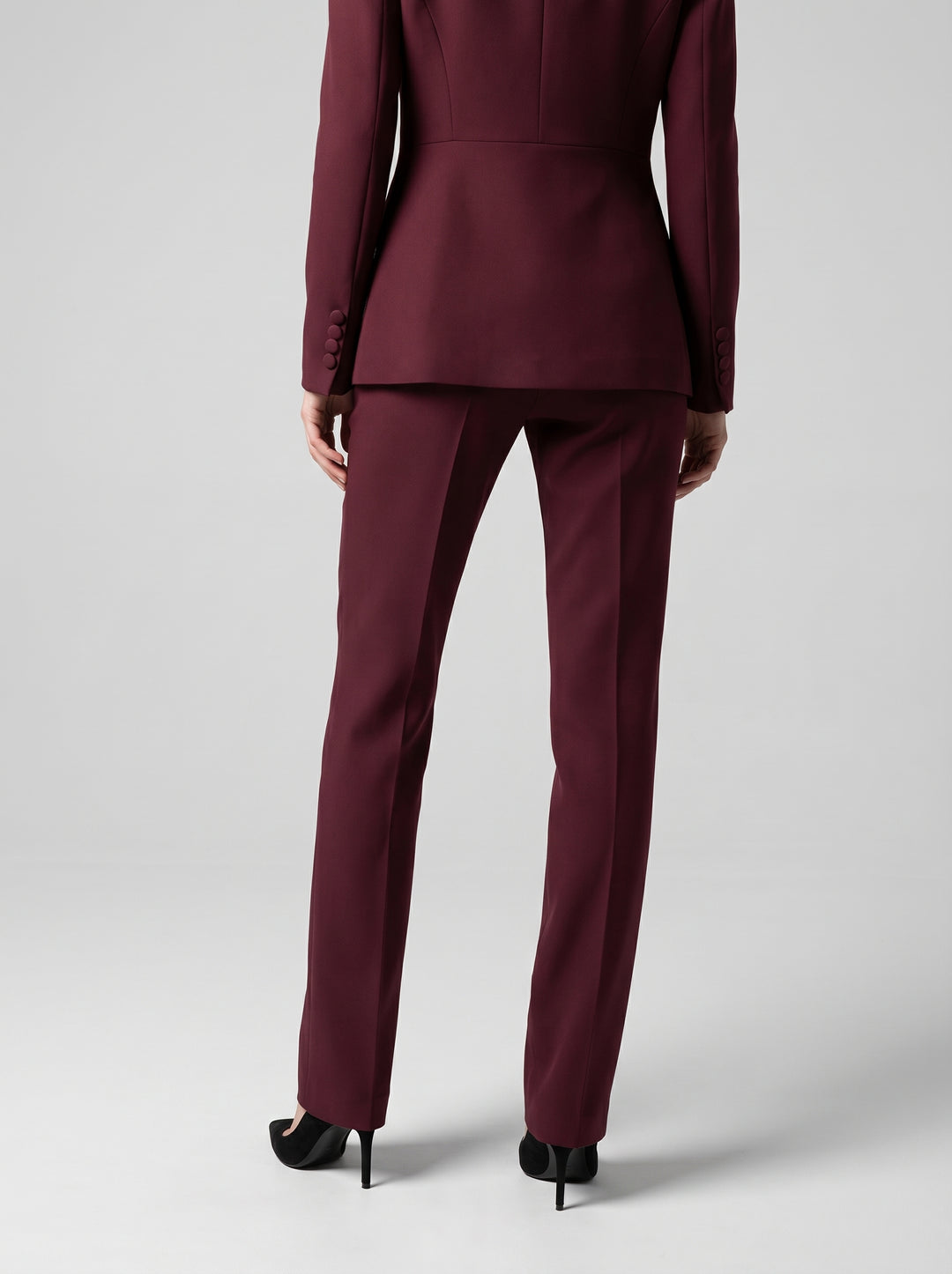 Pantaloni modello  Stiletto bordeaux 