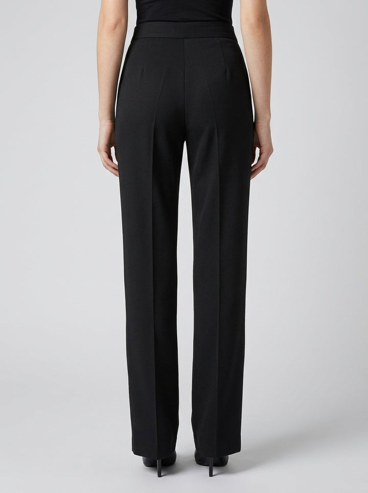 Pantalone nero a zampa 