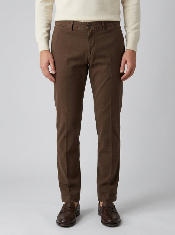 Pantalone Tasca America in Cotone e Cashmere moro 