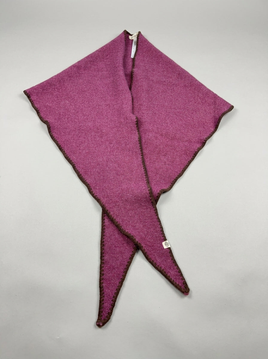 Bandana in maglia triangolare Rosa 