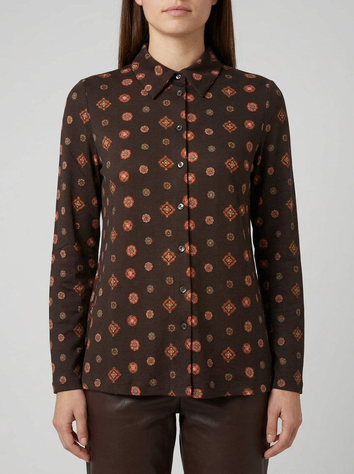 Camicia in Maglia Stretch Moro 