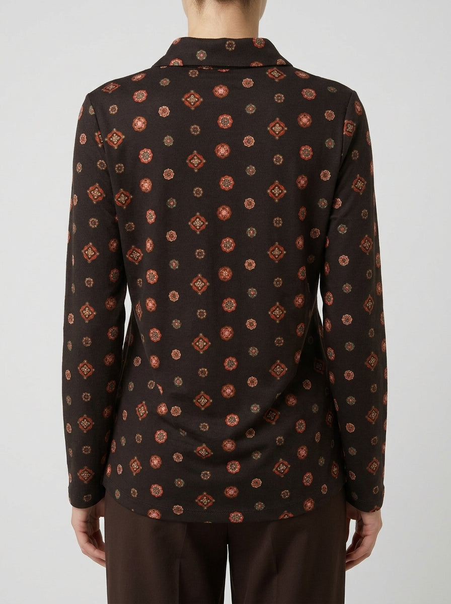 Camicia in Maglia Stretch Moro 