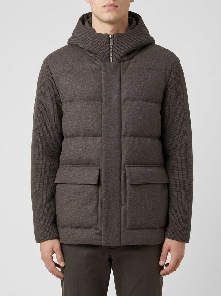 GIUBBOTTTO PISTOL WOOL - BROWN 