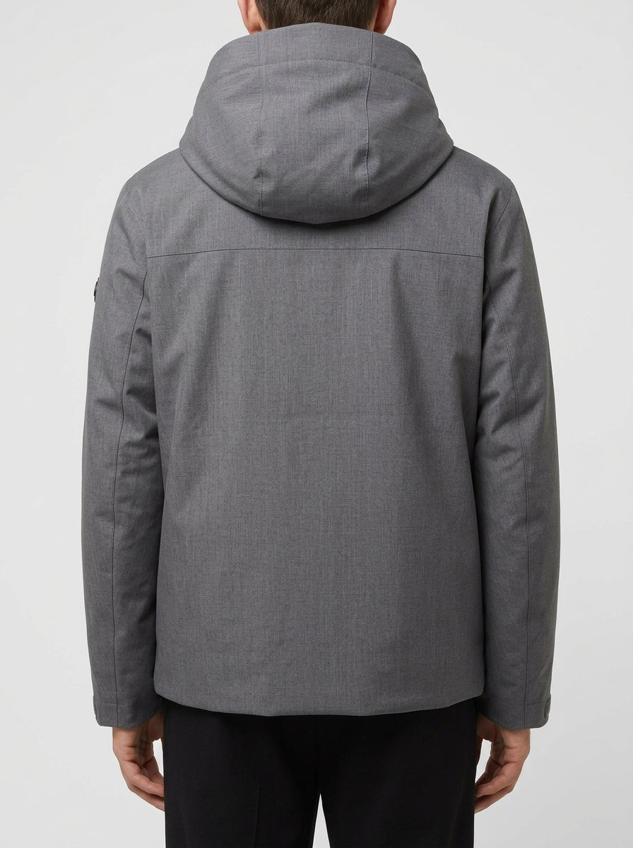 GIUBBOTTO TRINITY WOOL - LIGHT GREY<BR/> 