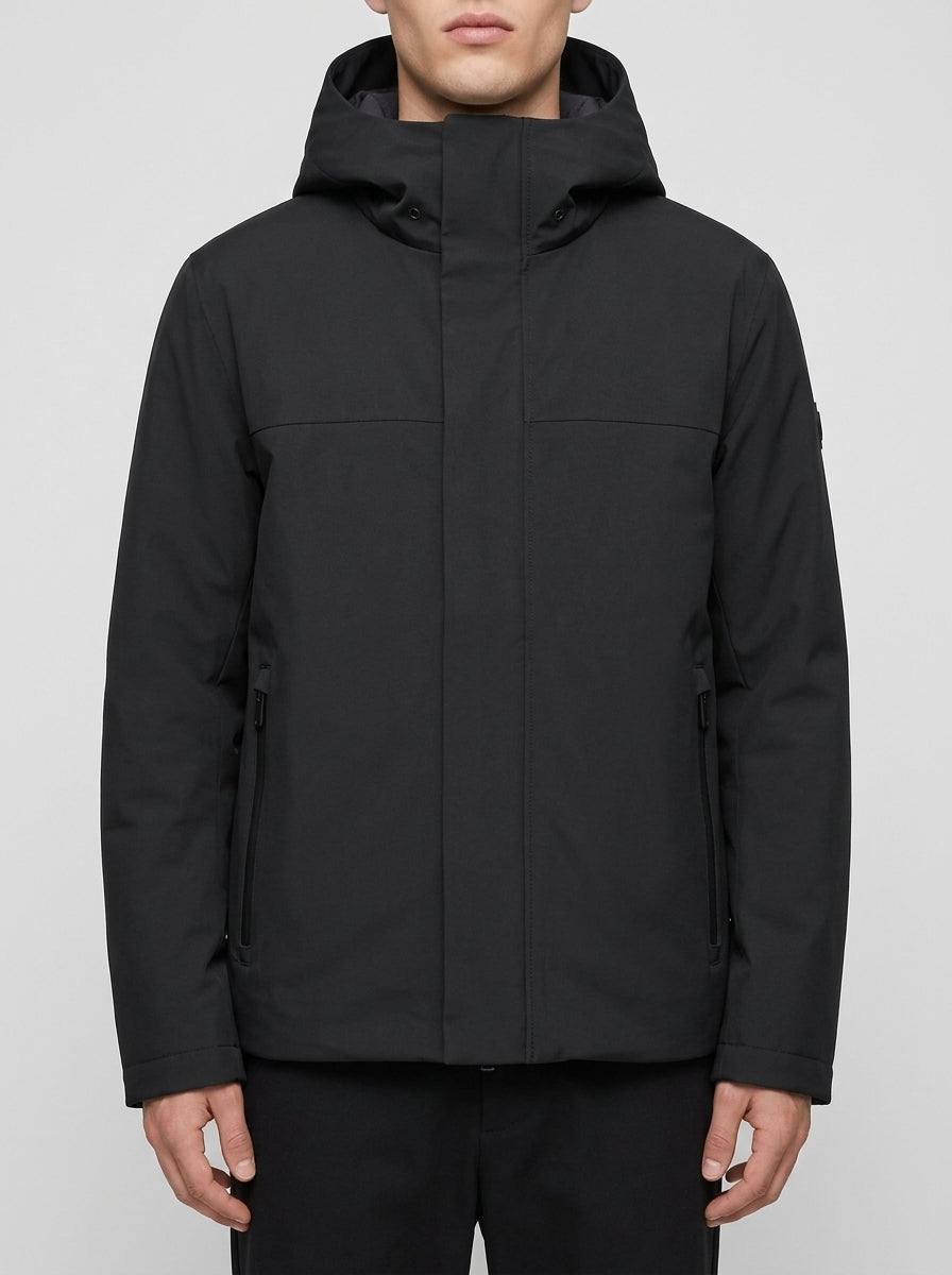 GIUBBOTTO TRINITY WOOL BKACK 