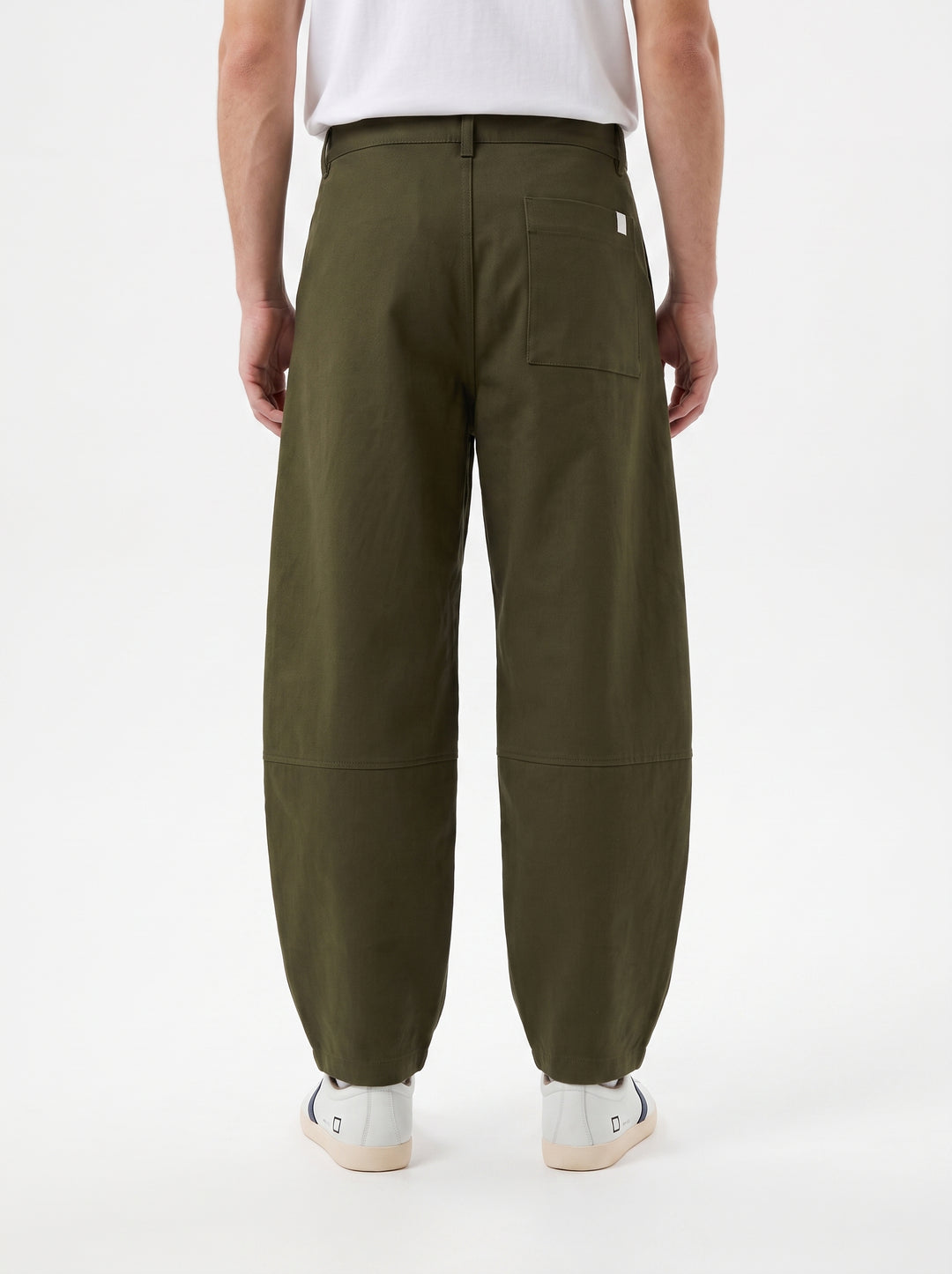 Pantalone Uomo Gaucho Verde in Cotone Gabardine 