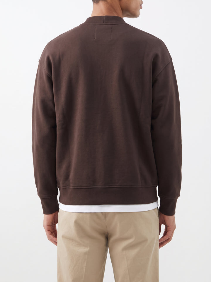 Cardigan Over Moro in Felpa 