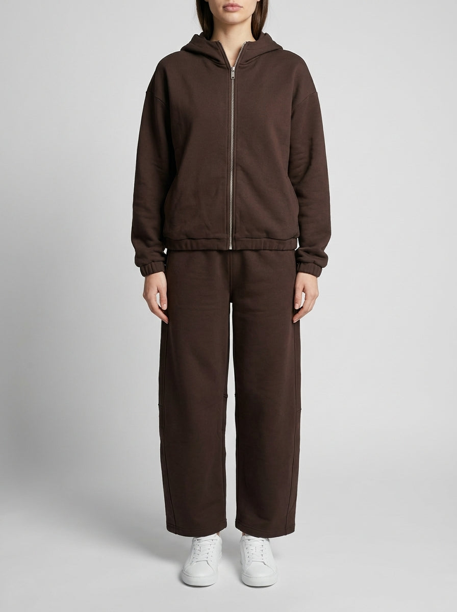 Felpa Moro Modello Bomber con Zip e Cappuccio 