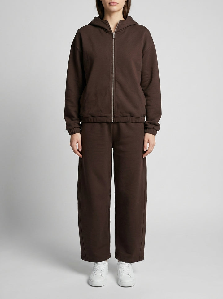 Felpa Moro Modello Bomber con Zip e Cappuccio 
