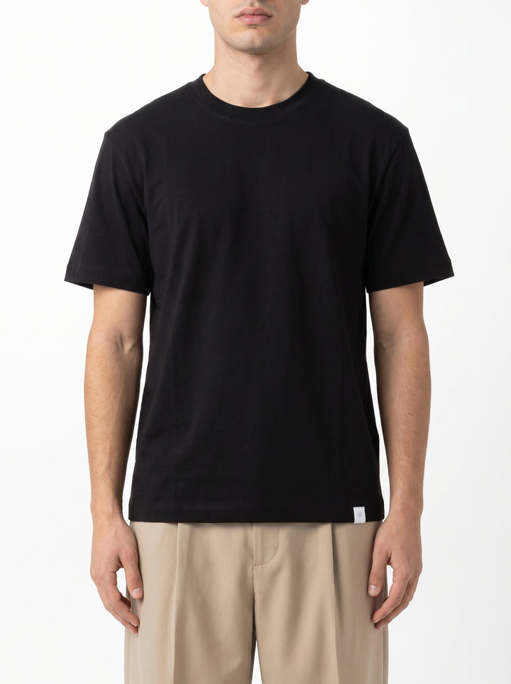 T-Shirt Uomo Parigi Nera a Manica Corta 