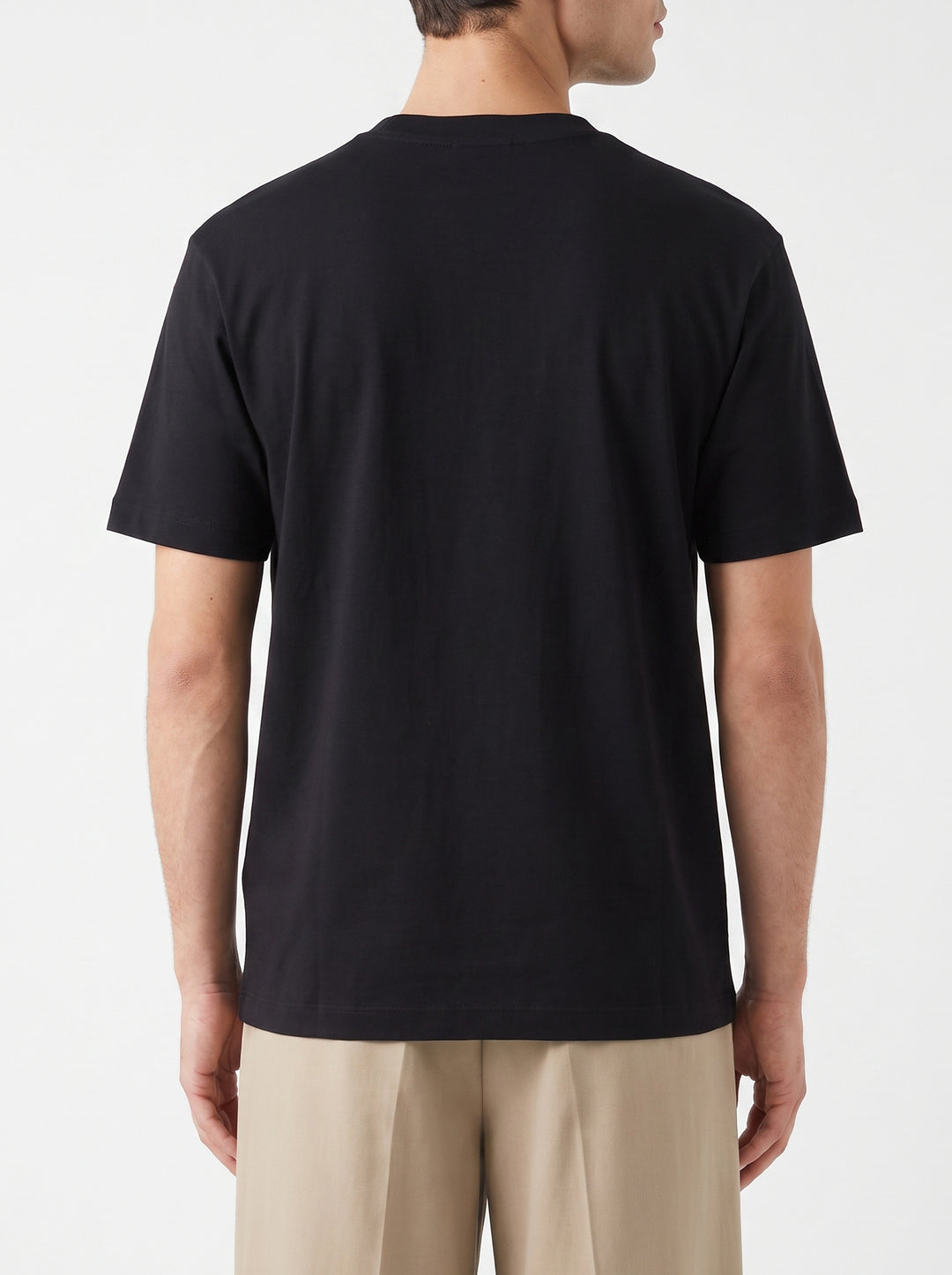 T-Shirt Uomo Parigi Nera a Manica Corta 