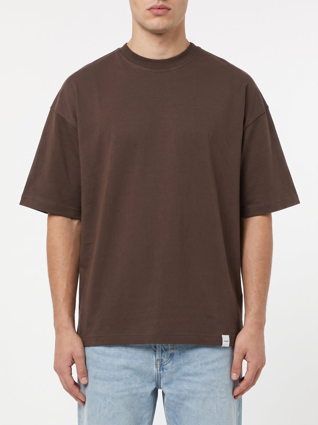 T-Shirt Uomo Over Moro in Cotone 