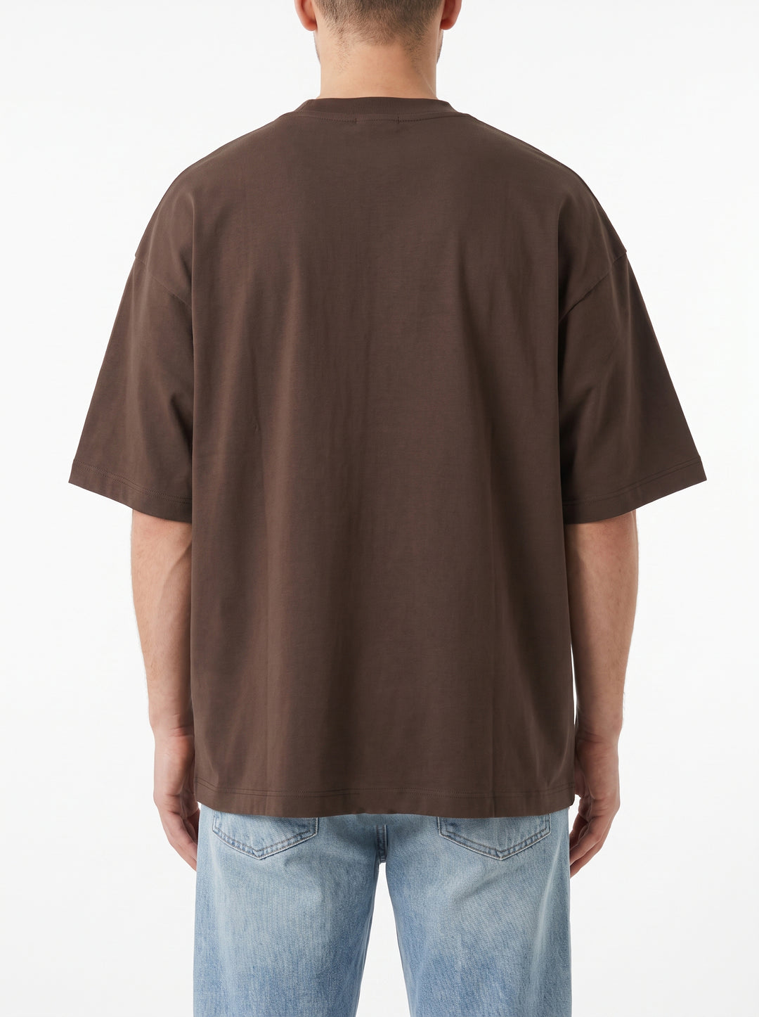 T-Shirt Uomo Over Moro in Cotone 