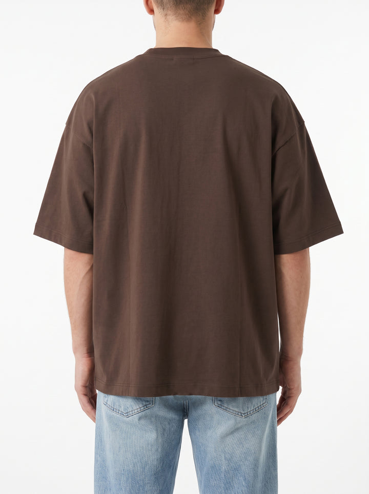T-Shirt Uomo Over Moro in Cotone 