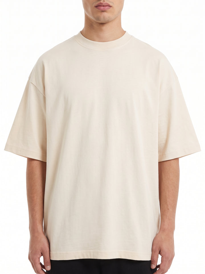 T-Shirt Uomo Over Latte in Cotone 