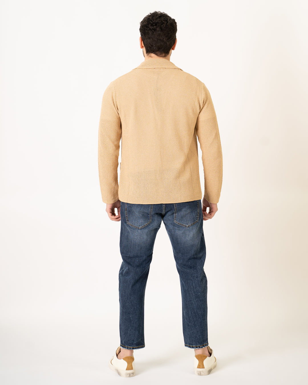 Giacca Maglia Beige 