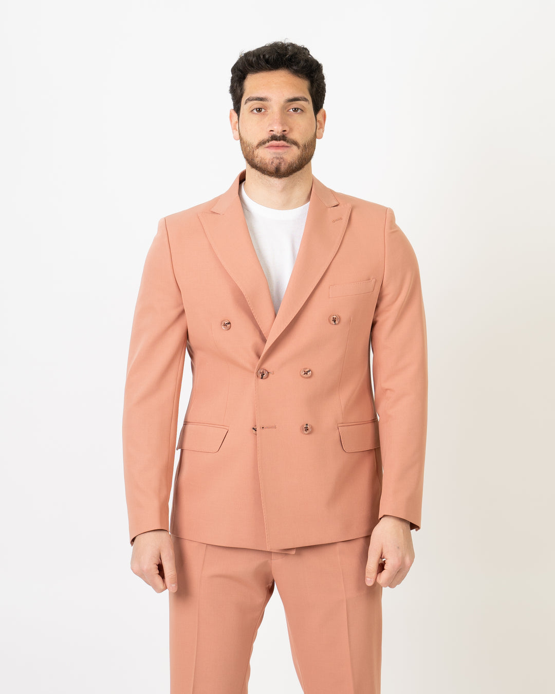 Abito Doppiopetto Rosa 