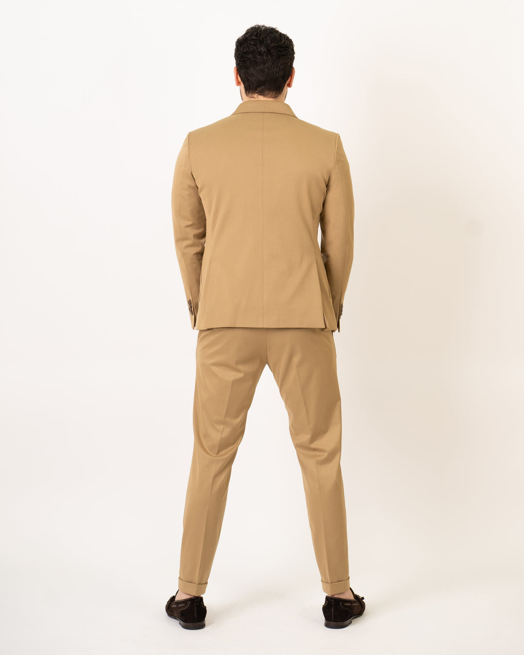 Abito Doppio Petto Beige 