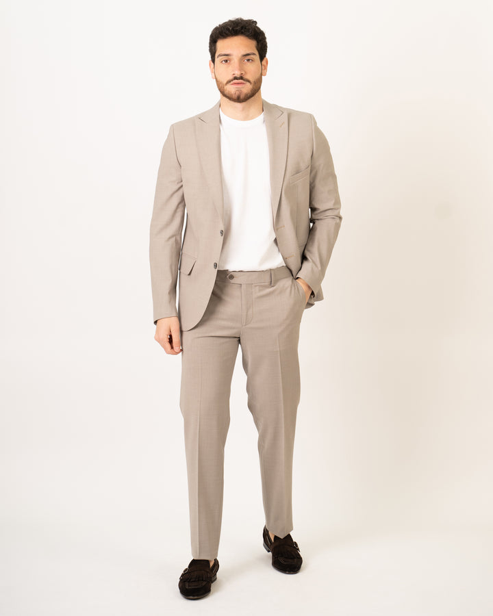 Abito Monopetto Beige 