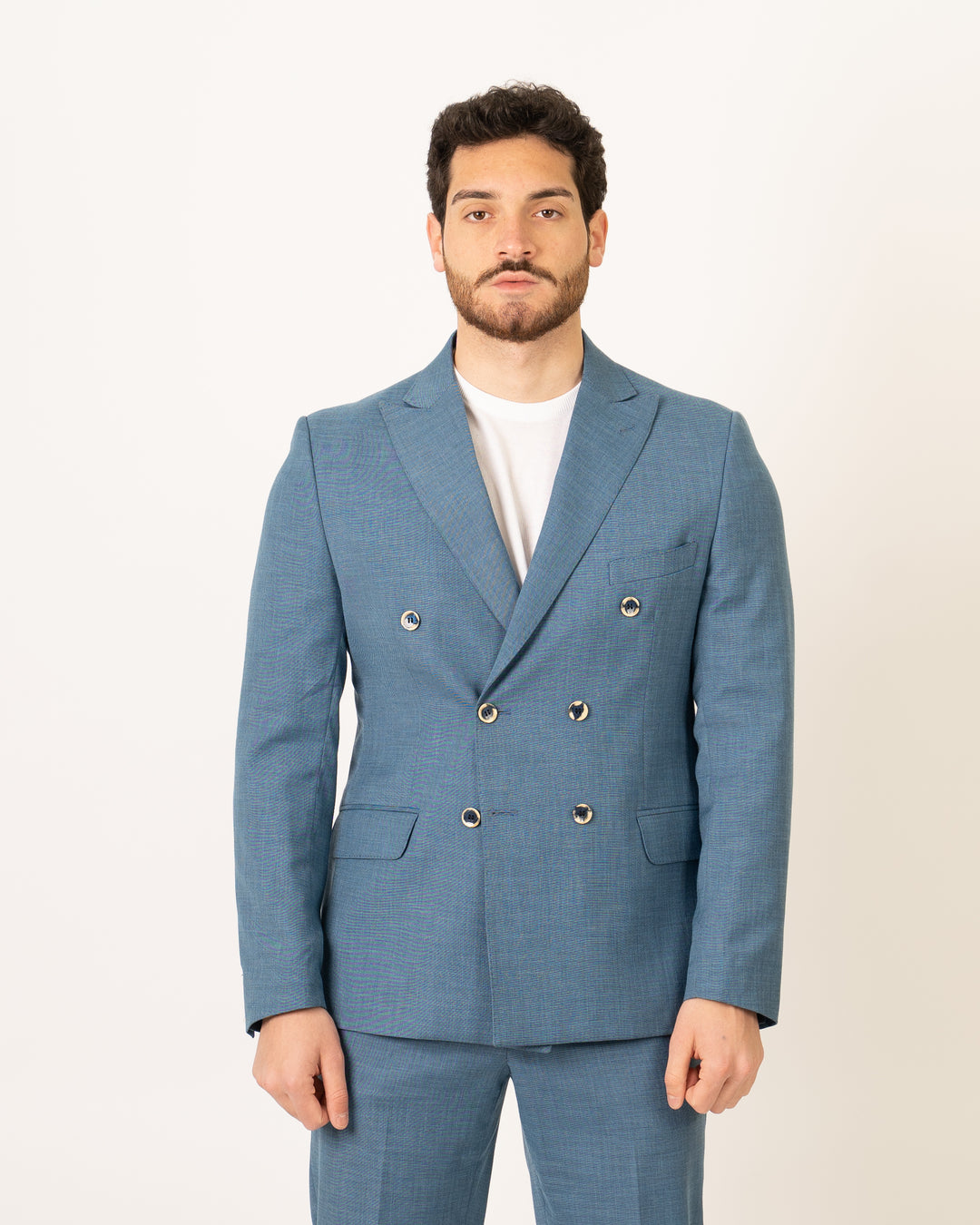 DROP LUXURY DOPPIO PETTO.AZZURRO