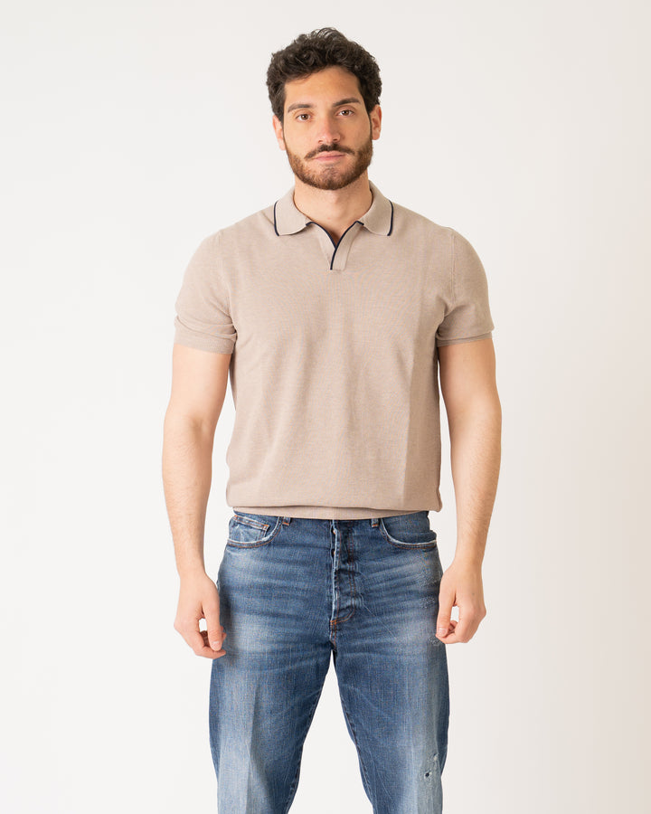 Polo Chicco di Riso Beige 