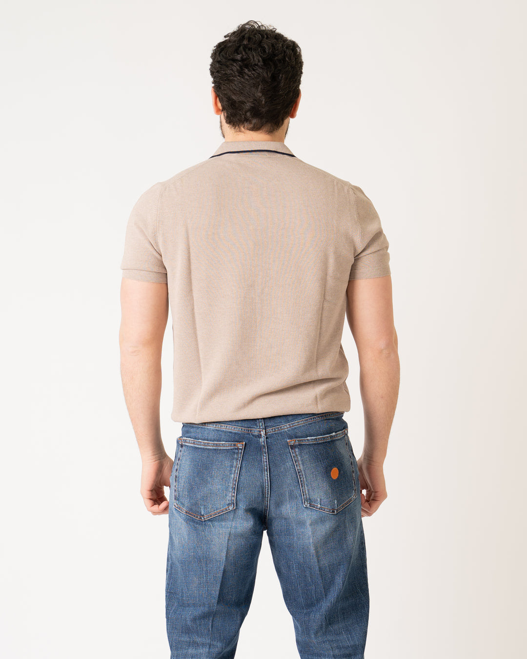 Polo Chicco di Riso Beige 