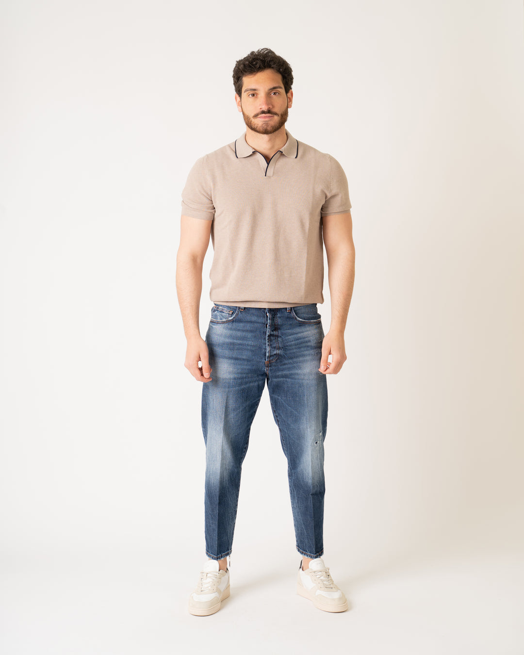 Polo Chicco di Riso Beige 