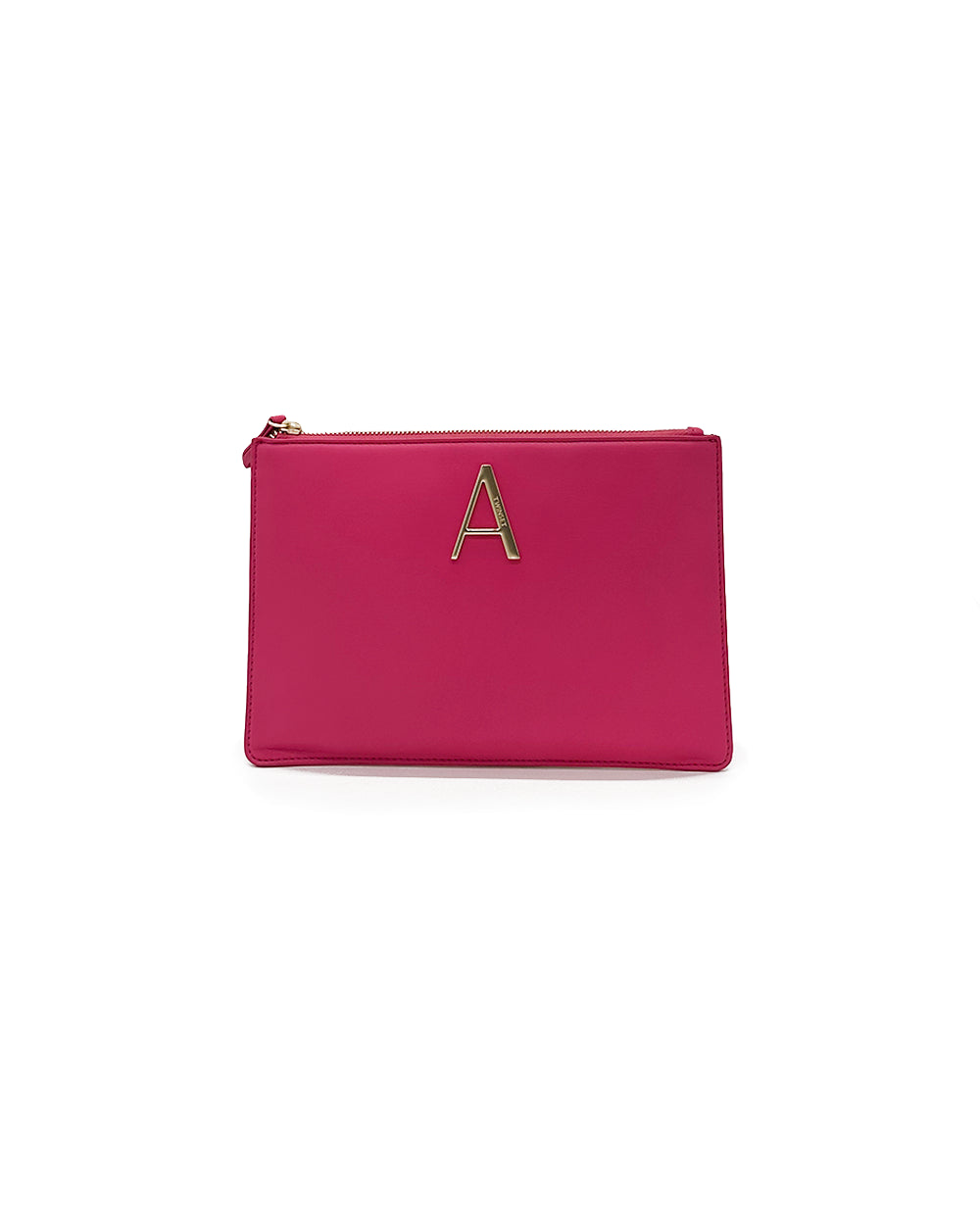 Clutch bag with Zip and Logo