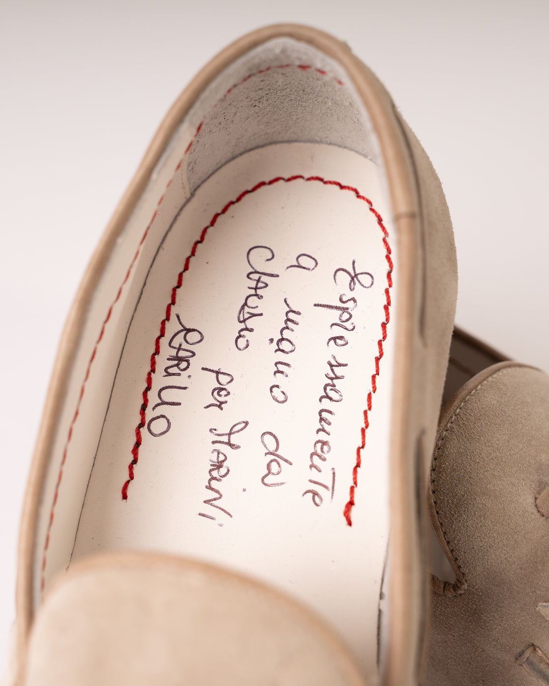 Mocassini Nappine Beige 