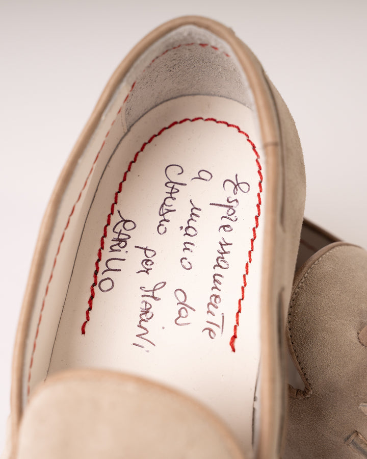 Mocassini Nappine Beige 