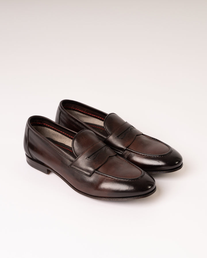 Mocassini Fibbia Marrone 
