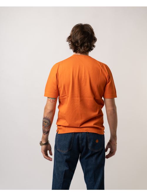 t-shirt crepe arancio