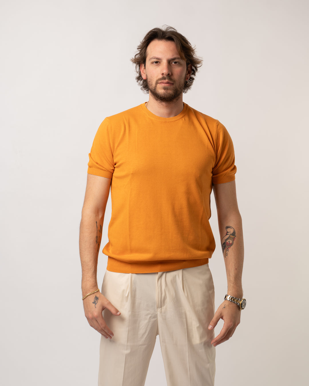 T-Shirt Filo Arancio 