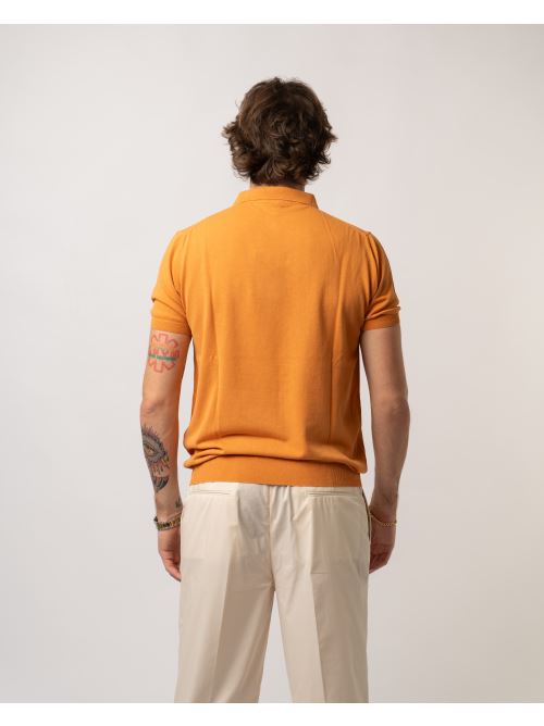 Polo Tre bottoni Arancio