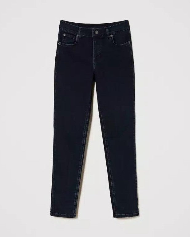Jeans skinny cinque tasche nero