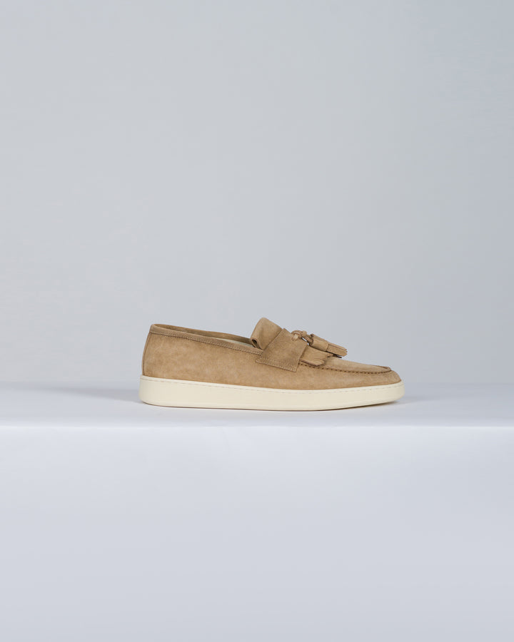 Mocassino camoscio beige 