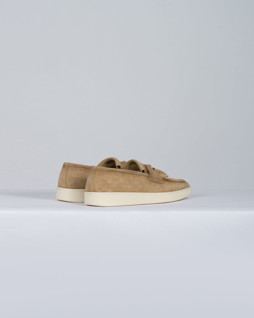 Mocassino camoscio beige 