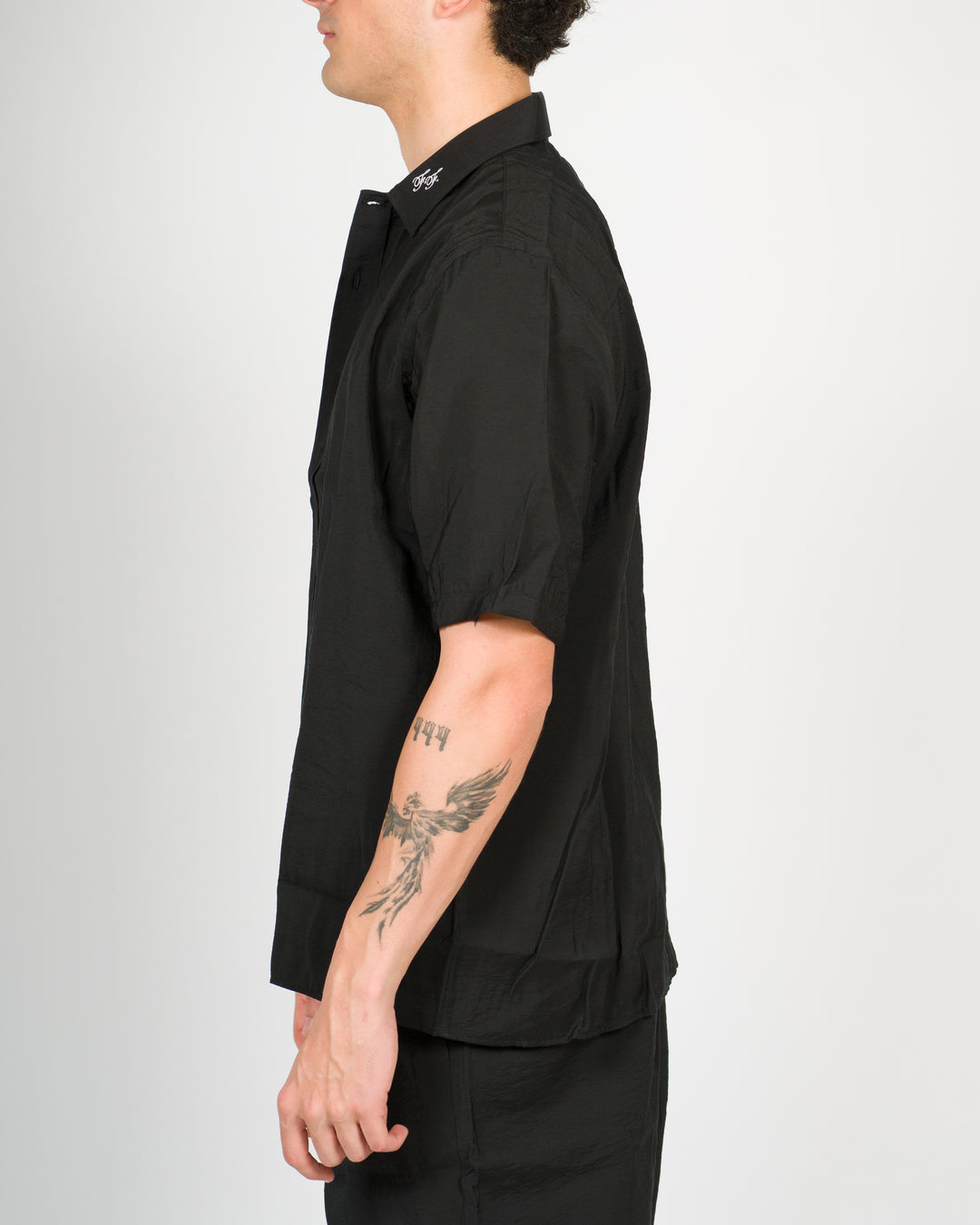 Shirt Cupro nera 