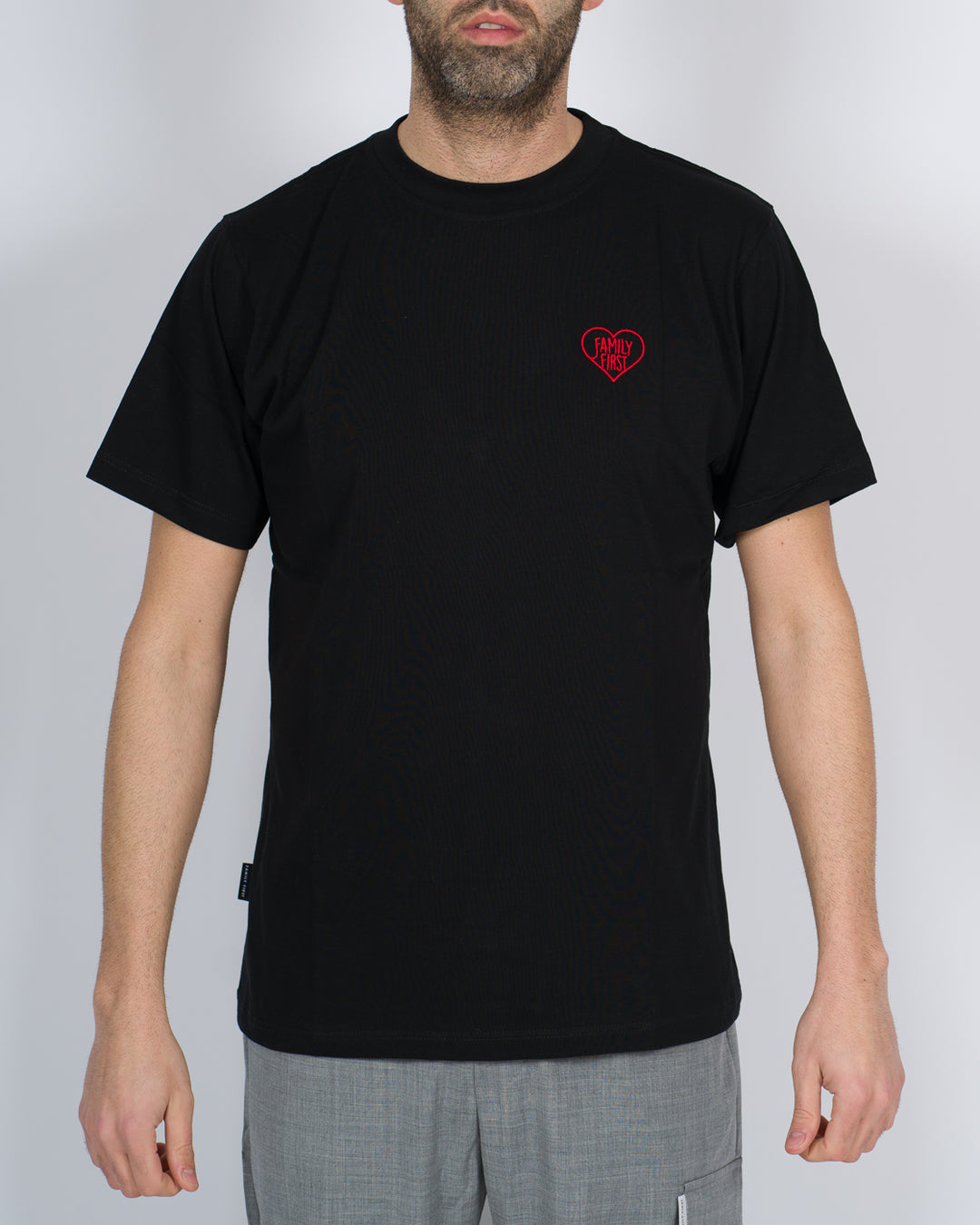 T-shirt cuore nera 