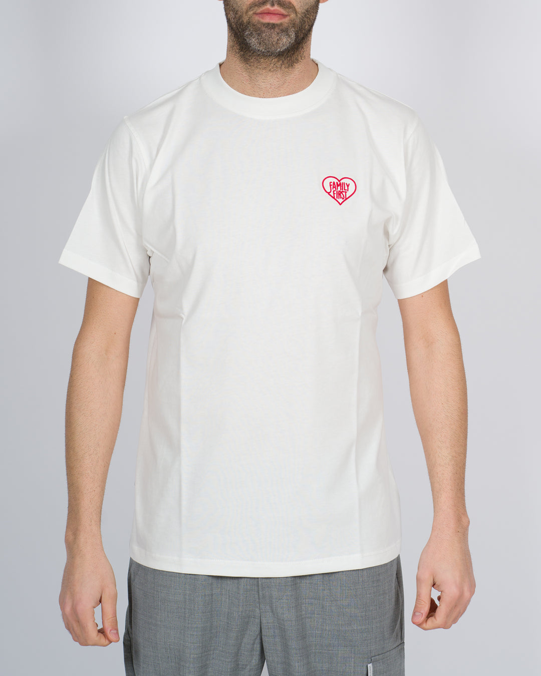 T-shirt cuore bianca 