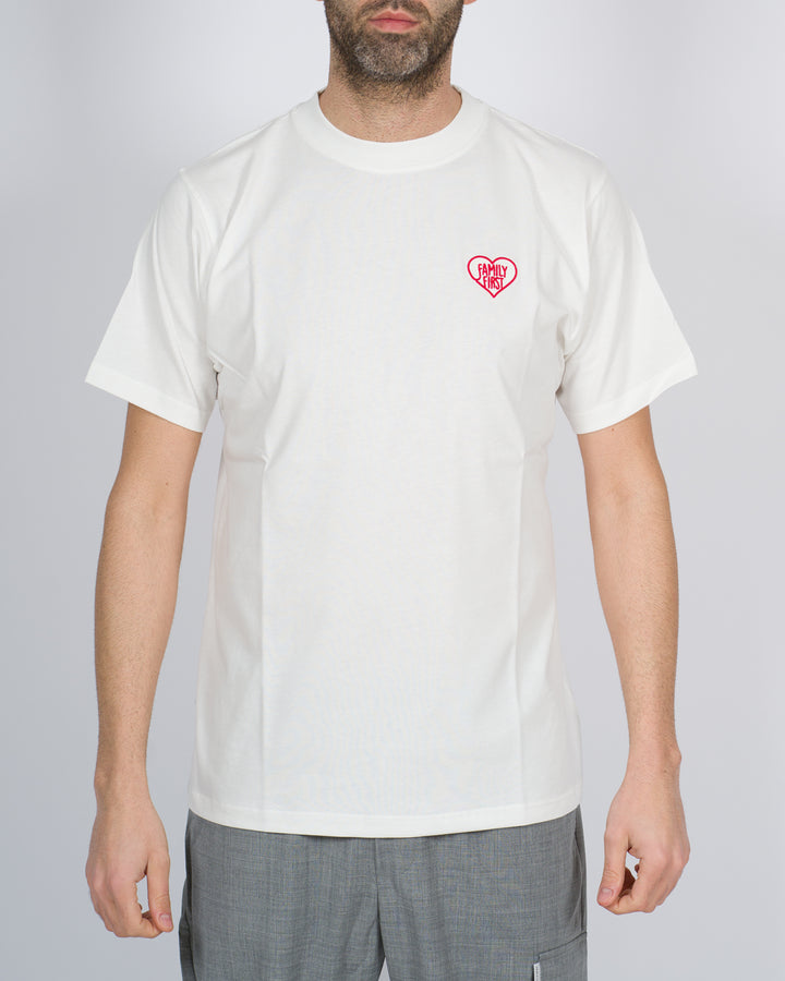 T-shirt cuore bianca 