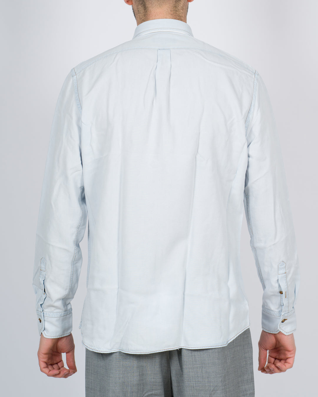 Camicia effetto denim chiaro 