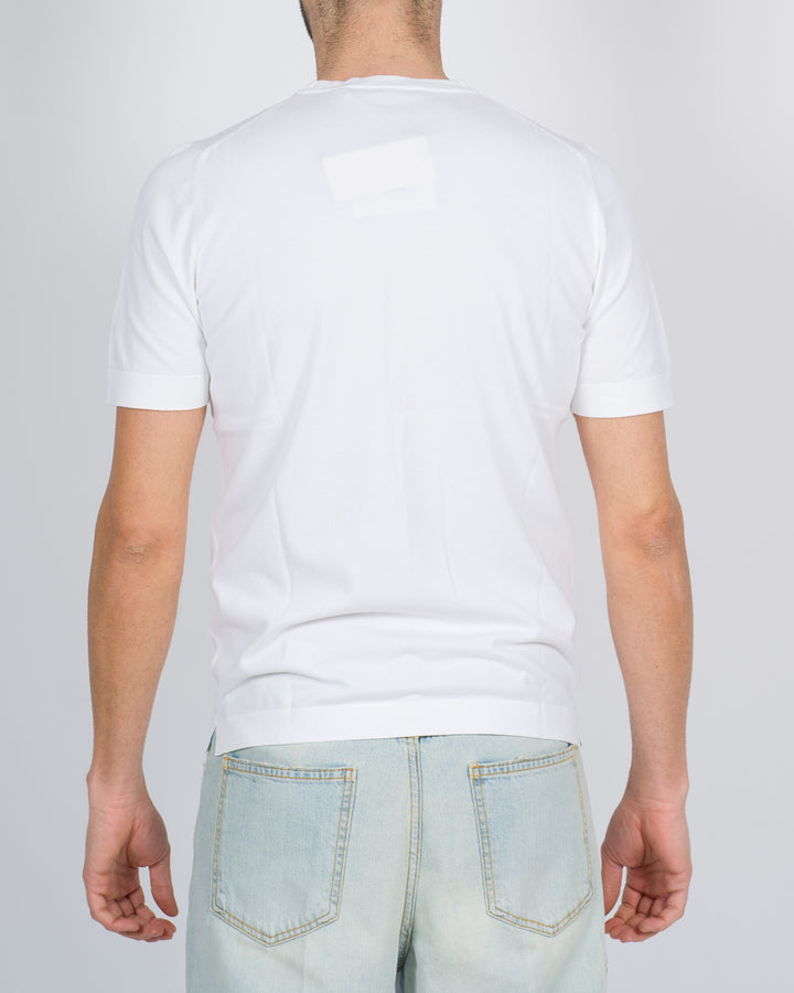 T-shirt cotone crepe bianco 