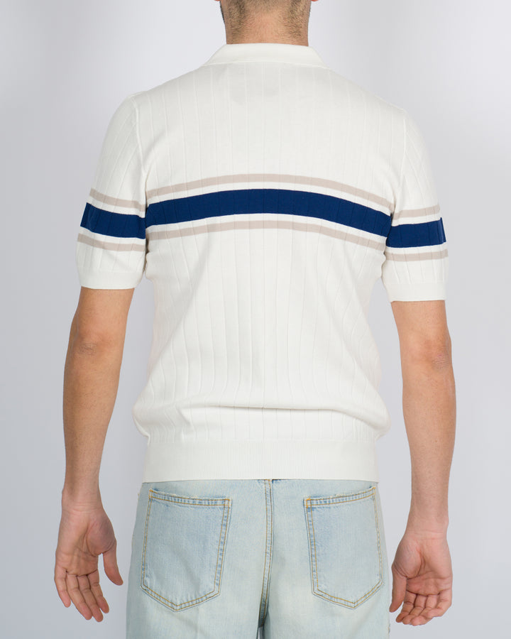 Polo skipper fascia bianca 