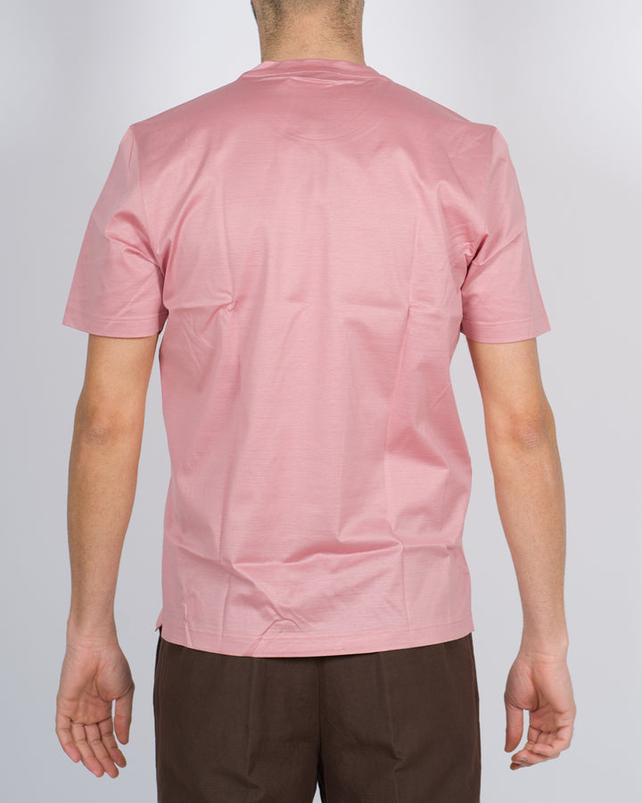 T-shirt filo di scozia rosa 