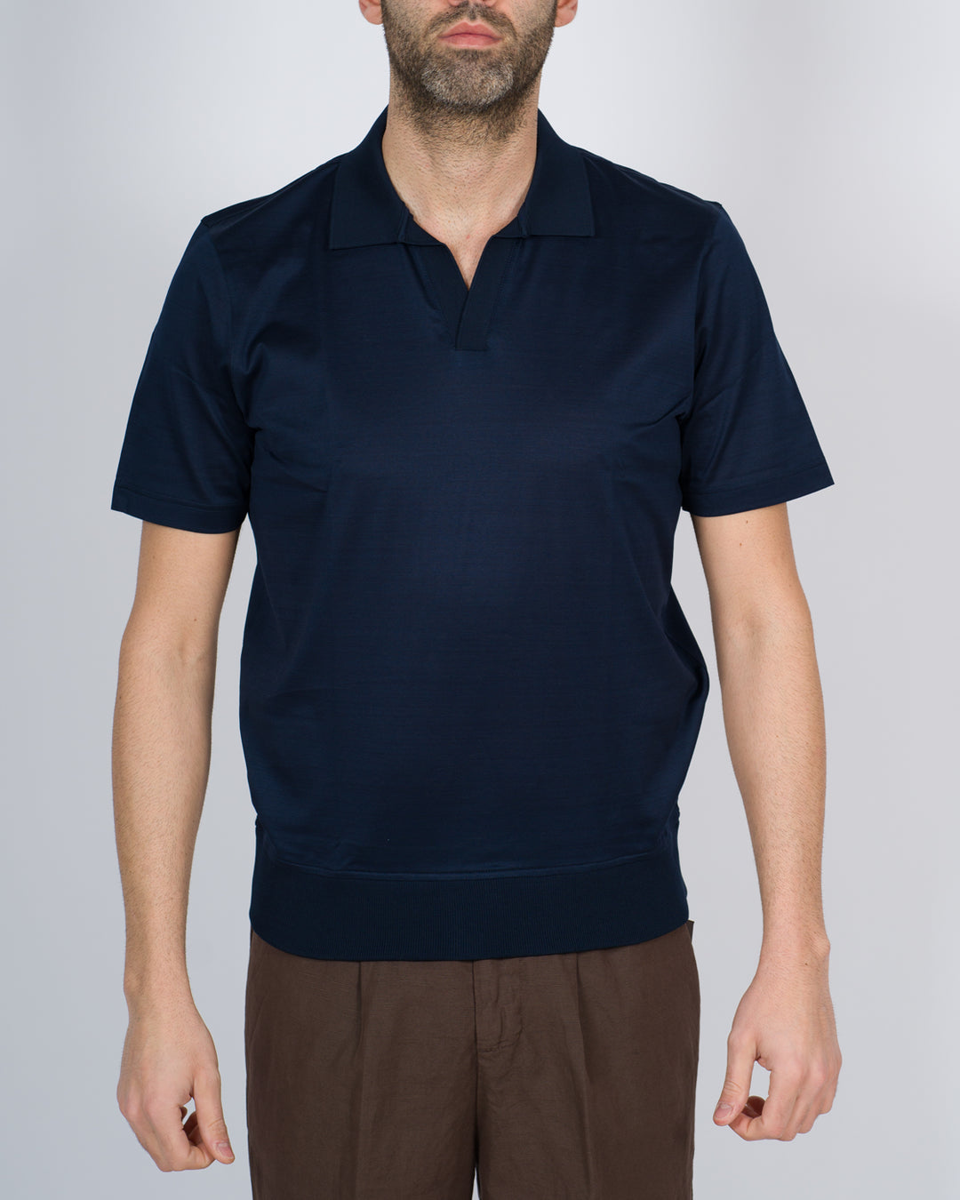 Polo skipper filo scozia blu 