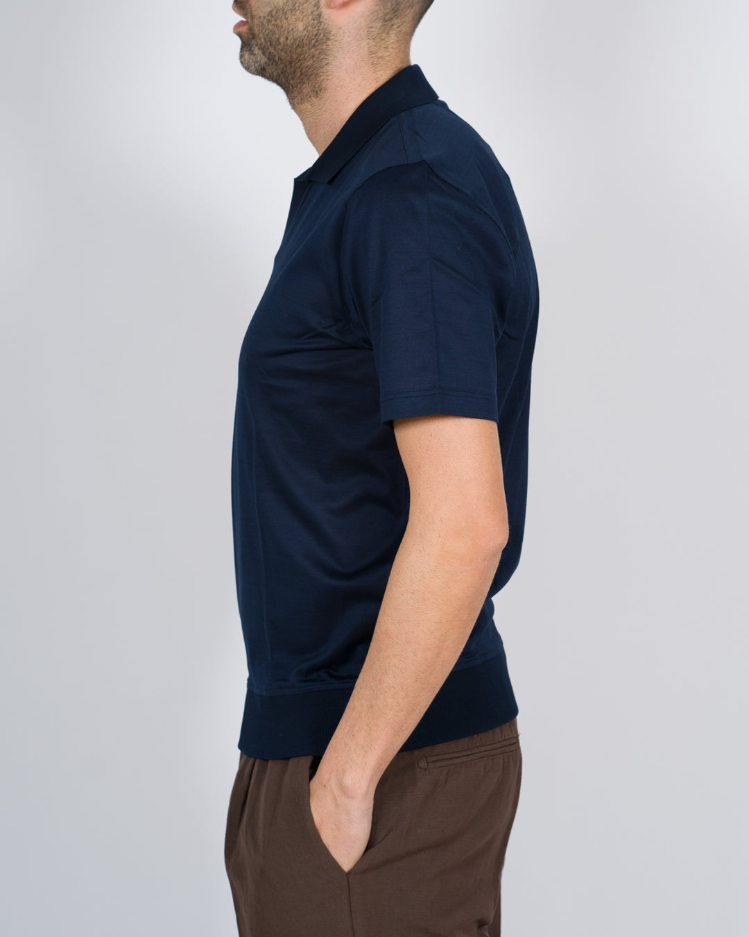 Polo skipper filo scozia blu 
