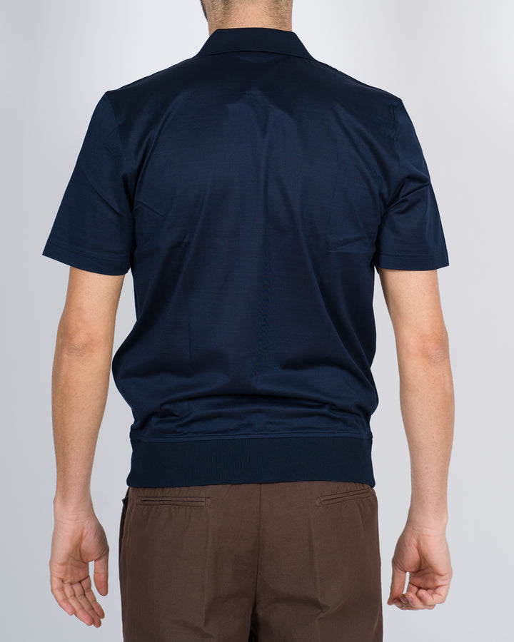 Polo skipper filo scozia blu 