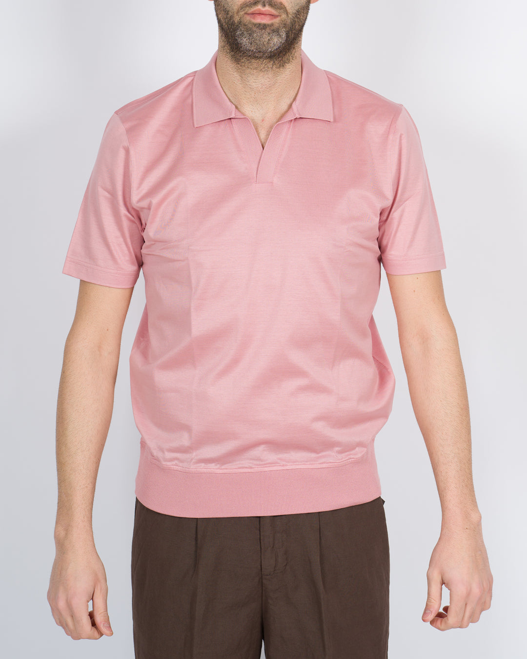 Polo skipper filo scozia rosa 